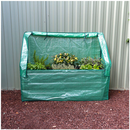Greenlife Slimline Garden Bed And Greenhouse Cover 120 x 45 x 45cm Charcoal