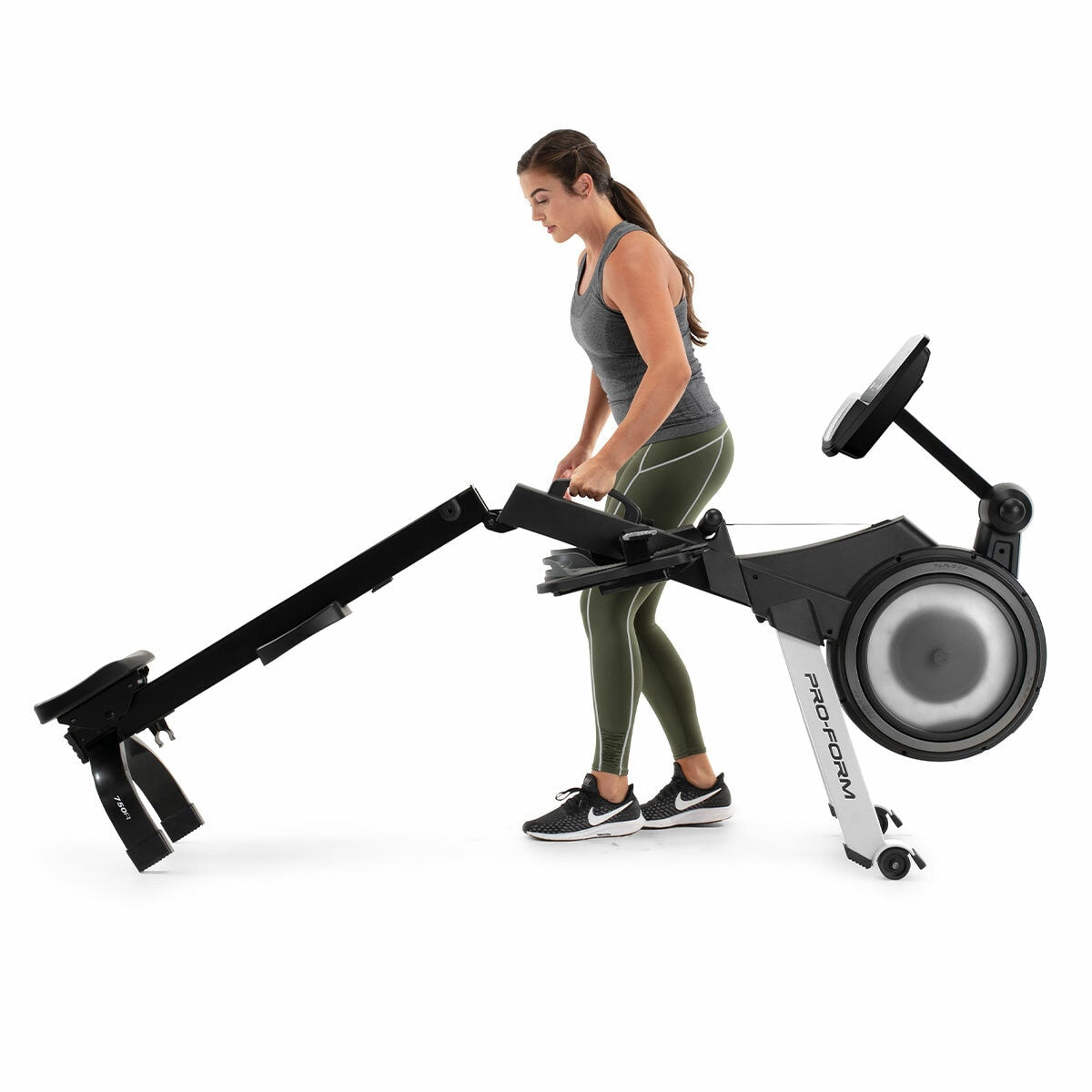 Proform 750R Rower Ifit Compatible Black 114kg