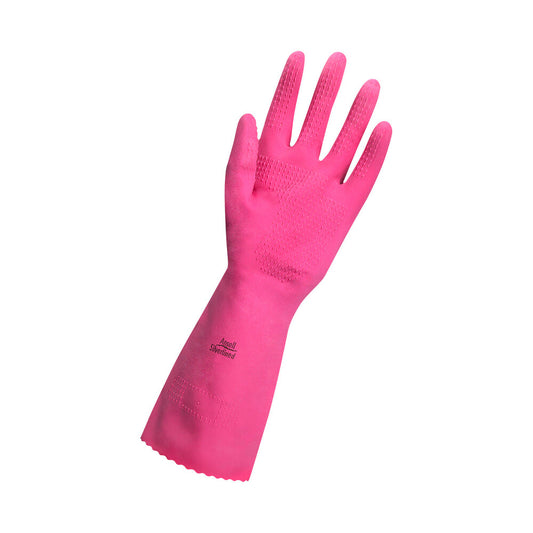 Vileda Ansell Pink Silverlined Gloves Size 7.5 - 1 Pair