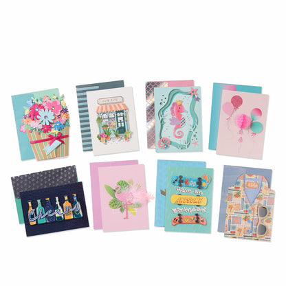 Design Studio All Occasion Handcrafted Cards with Rigid Box 40 Pack