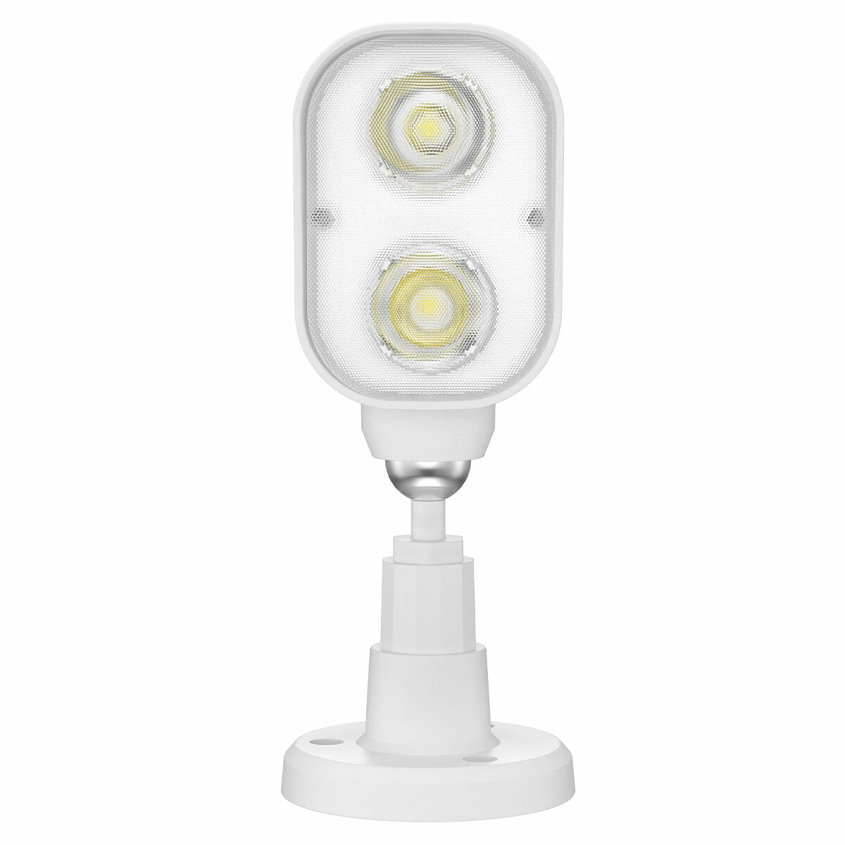 Infinity X1 Solar Security Motion Lights White Rechargeable 2 Pack