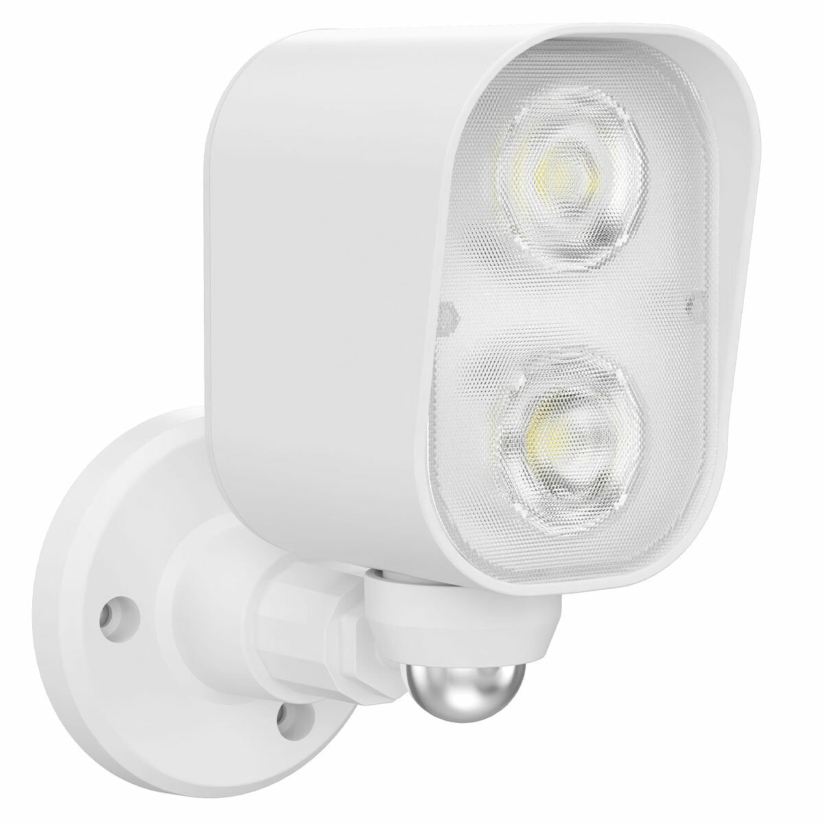 Infinity X1 Solar Security Motion Lights White Rechargeable 2 Pack