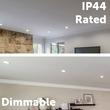 Arlec Dimmable LED Downlight - 9W - 92mm - Tri Colour - 2 Pack