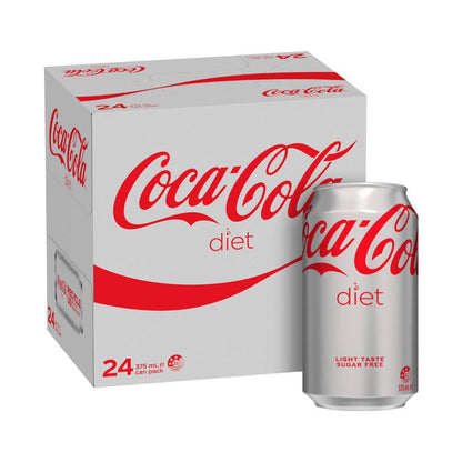 Coca-Cola Diet Coke Soft Drink 24x375ml