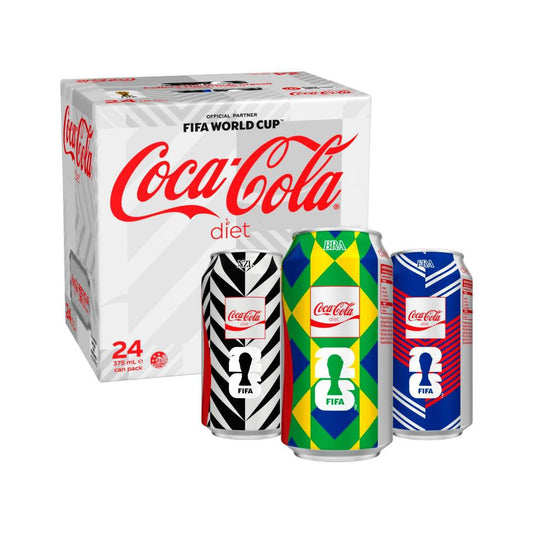 Coca-Cola Diet Soft Drink Multipack Cans 24x375ml