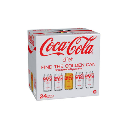 Coca-Cola Diet Coke Soft Drink 24x375ml