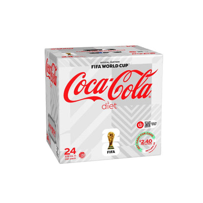 Coca-Cola Diet Soft Drink Multipack Cans 24x375ml