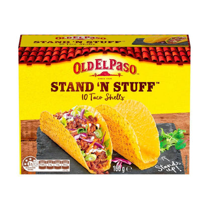 Old El Paso Stand N Stuff Taco Shell 10 Pack - 160g