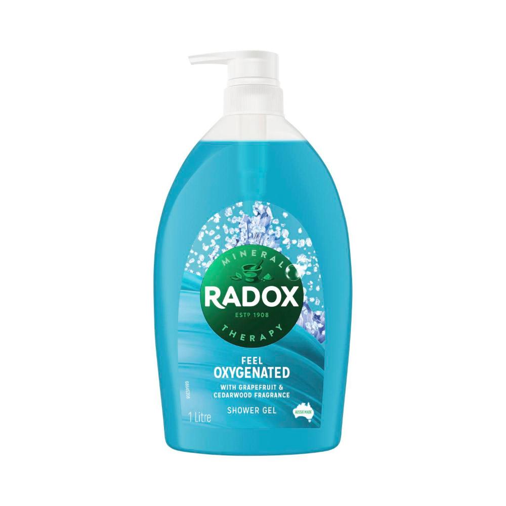 Radox Feel Oxygenated Shower Gel Body Wash - 1L
