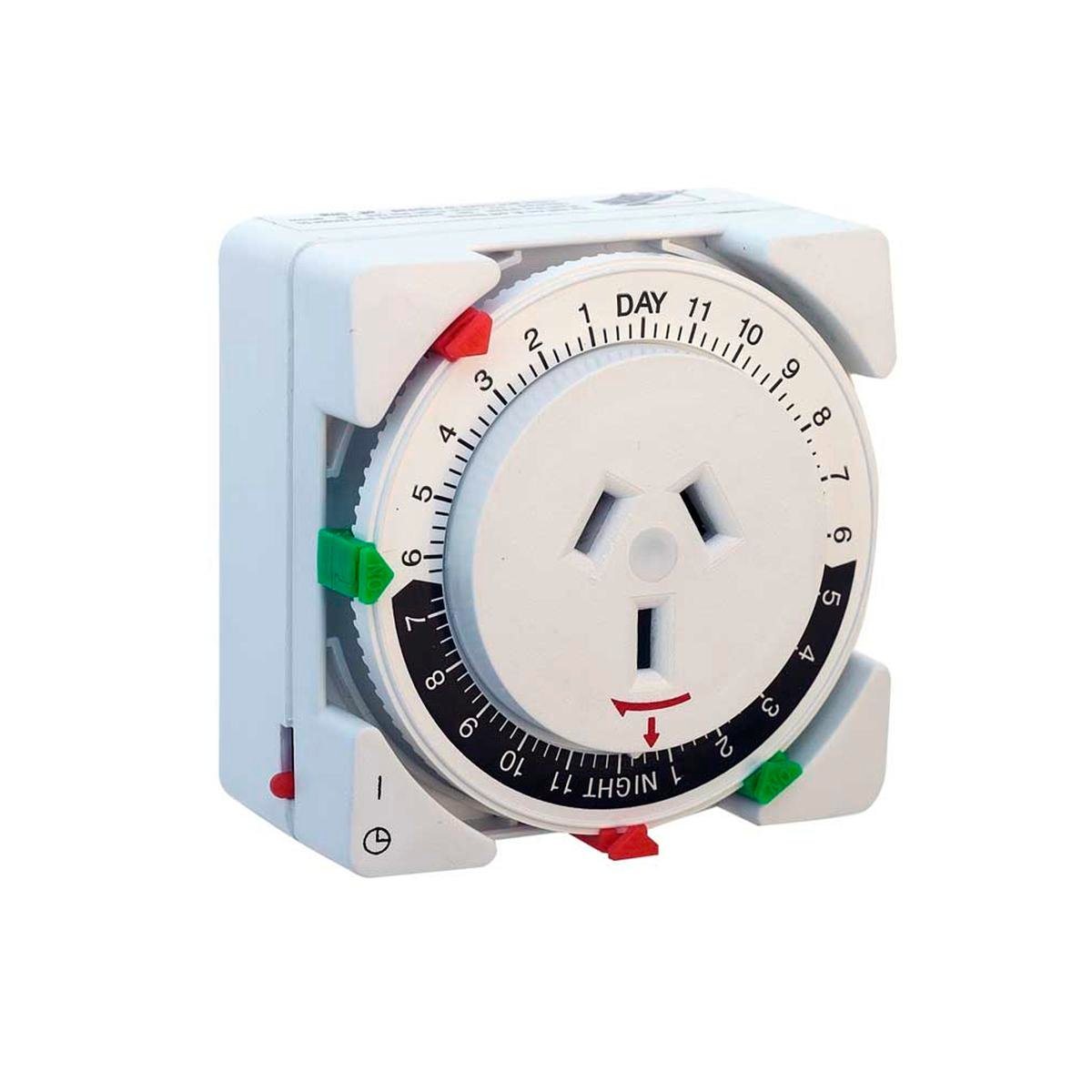 Hpm Easy Set Timer - 24HR - Plastic - Programmable - 1 Outlet
