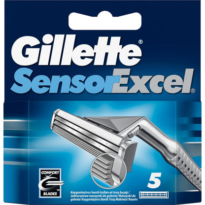 Gillette Sensor Excel Shaving Razor Blade Refill 10 Pack