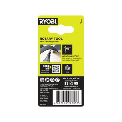 Ryobi Rotary Arch Grinding Stone - 9.5mm