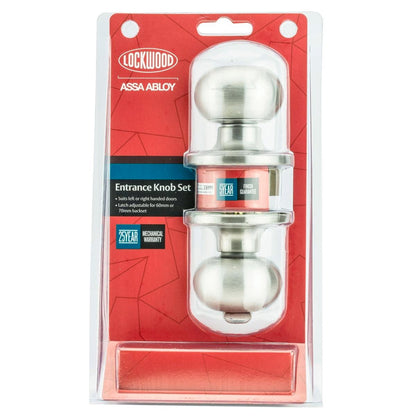 Lockwood Entrance Set - 65mm - Stainless Steel - Easy Install