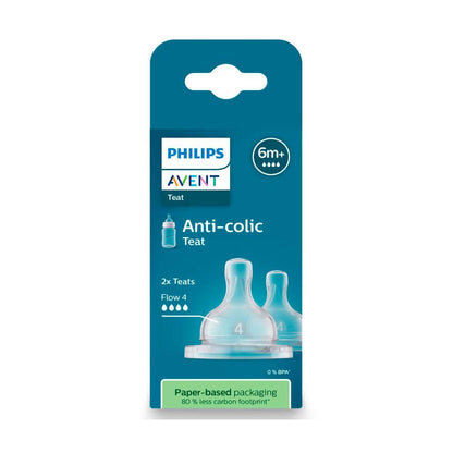 Avent Fast Flow Teat 6+ Months - 2 pack