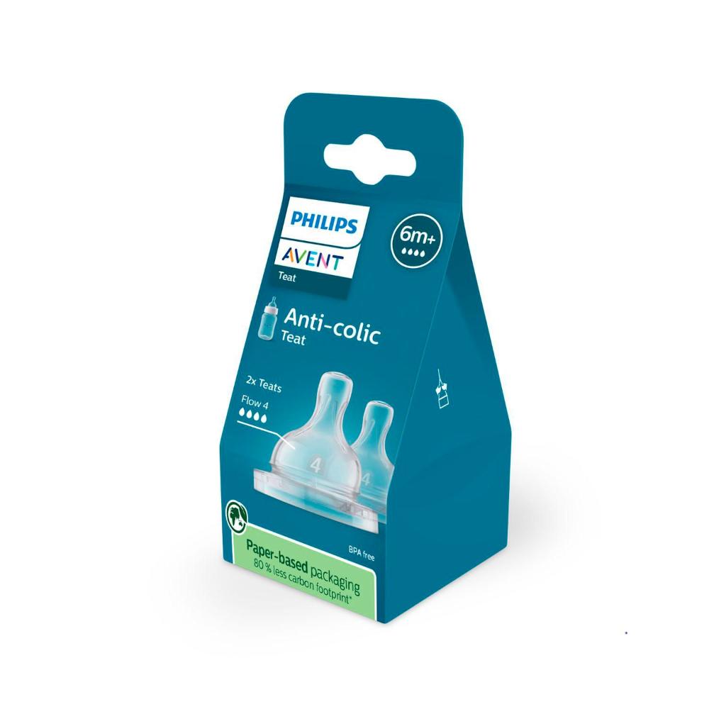 Avent Fast Flow Teat 6+ Months - 2 pack