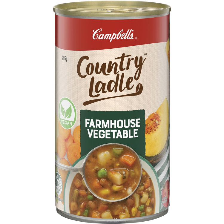 Campbell's Country Ladle Soup Farmhouse Vegetable 495g