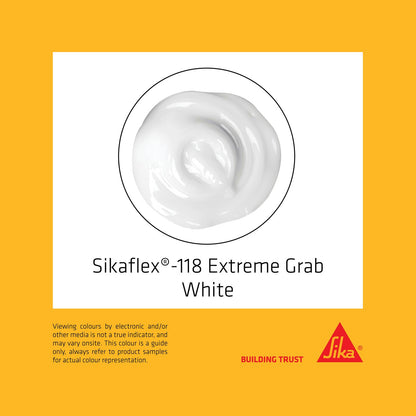 Sika Sikaflex 118 Extreme Grab Adhesive - 290ml - White