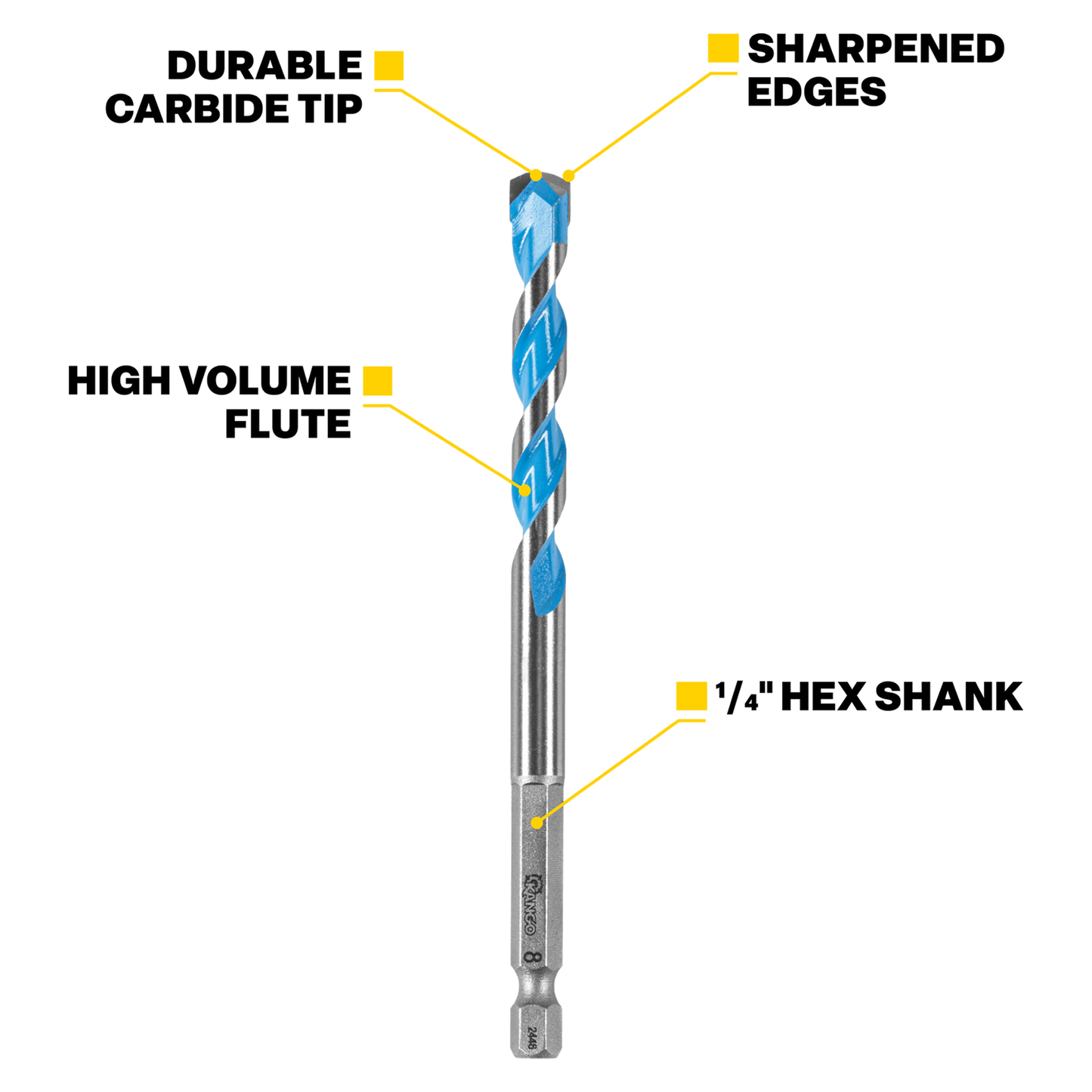 Kango Multi Material Drill Bit - 7mm x 100mm