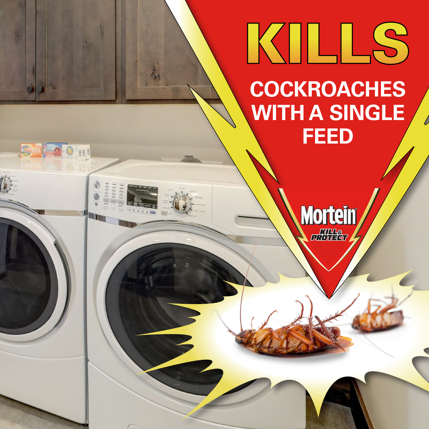 Mortein Kill and Protect Cockroach Baits - 12 Pack