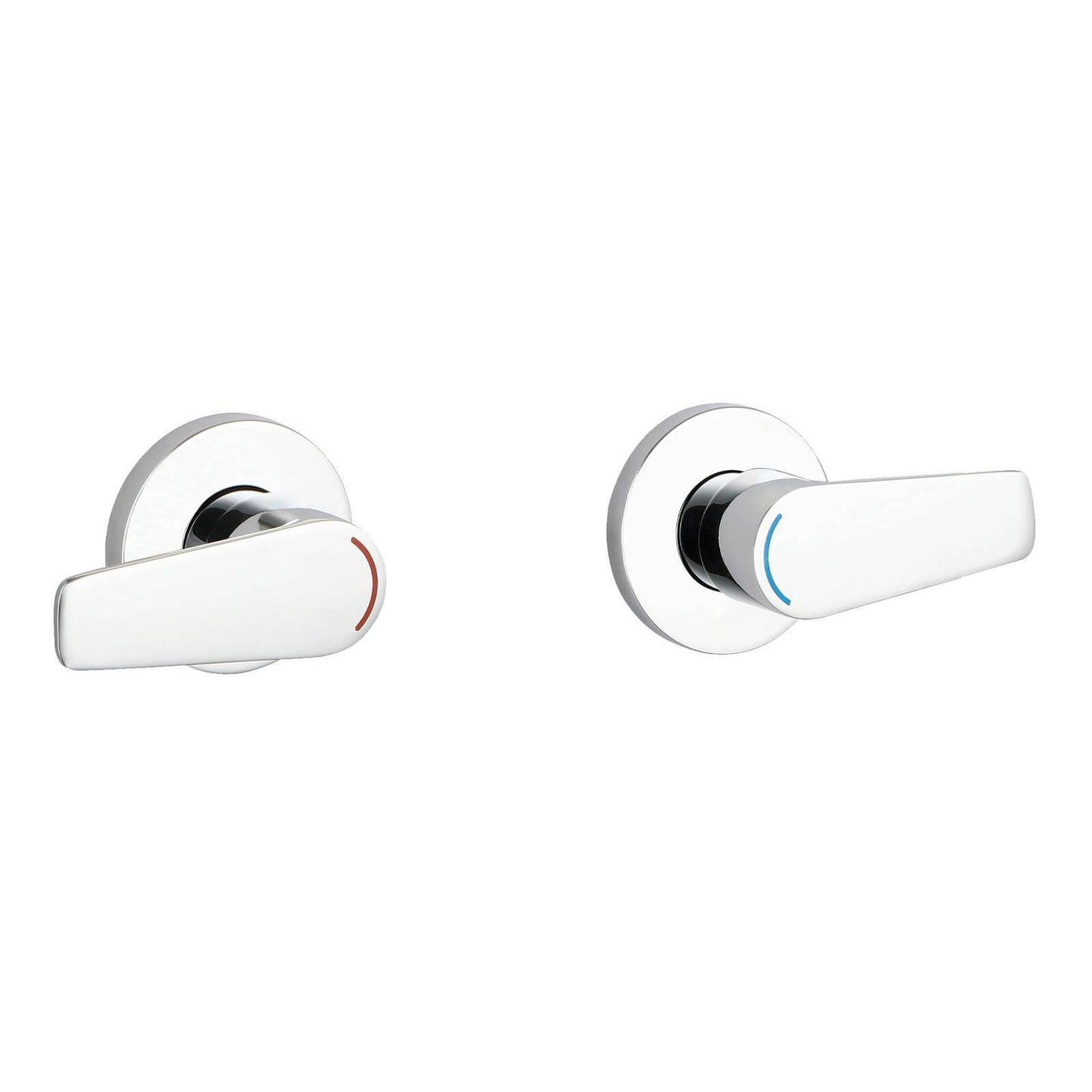 Evekare Chrome 1/4 Turn Extended Lever Wall Top Assembly - 150mm