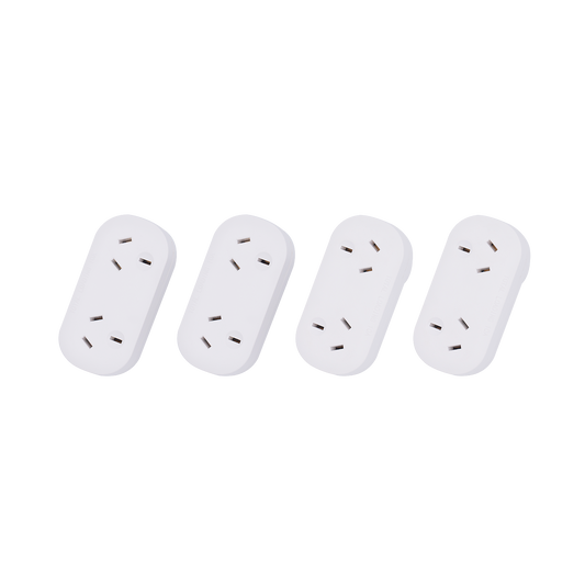 Click Double Adaptor Quad Pack - Two Left and Two Right Hand Side