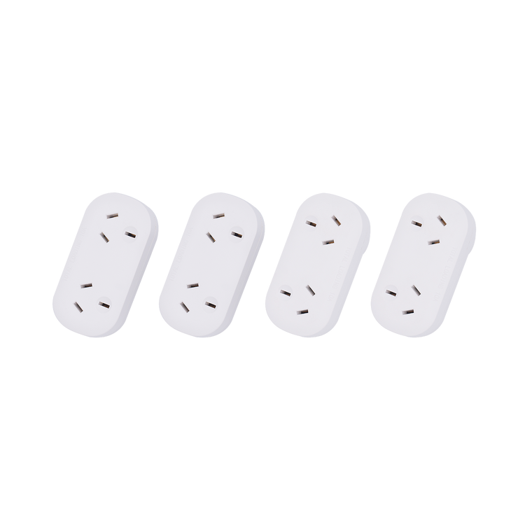 Click Double Adaptor Quad Pack Two Left and Two Right Hand Side