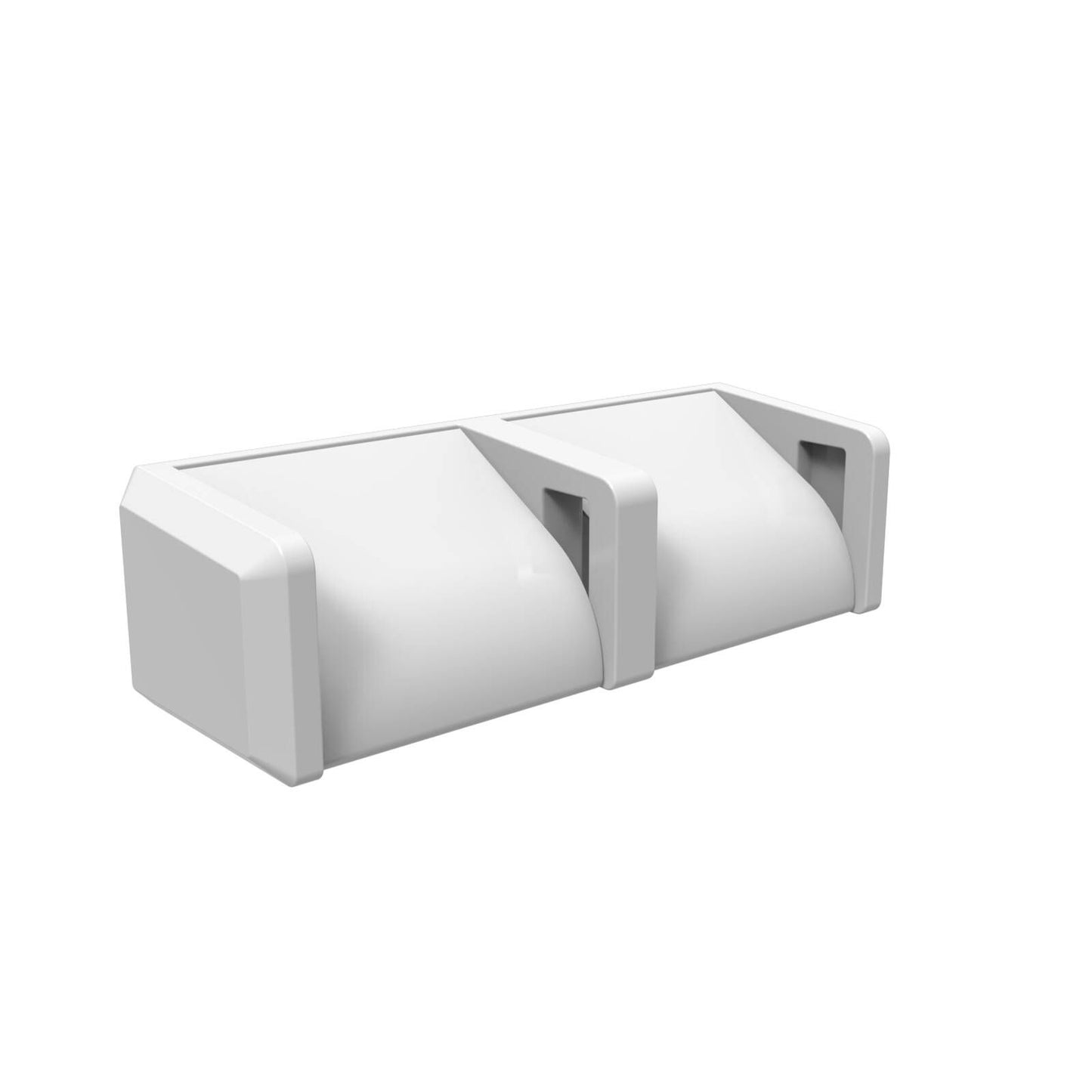 Bradley Double Toilet Tissue Dispenser - 5244 - 300 x 85 x 100mm