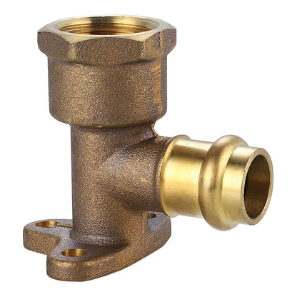 Smartex Press Female Back Plate Elbow - 15mm