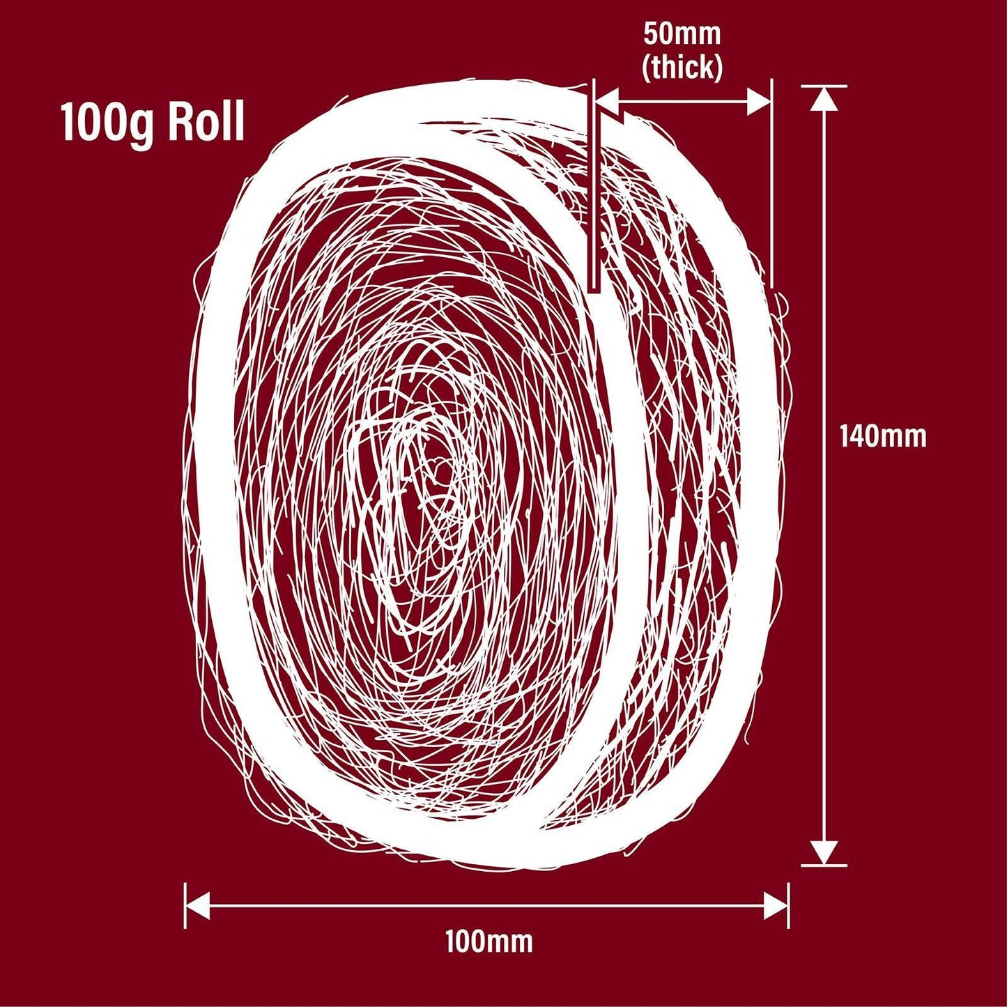 Rocket Fine Steel Wool - 100g - Grade 0
