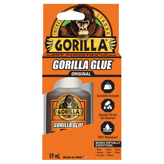 Gorilla 59ml Glue Bottle - Waterproof - Strong Adhesive - Versatile Use