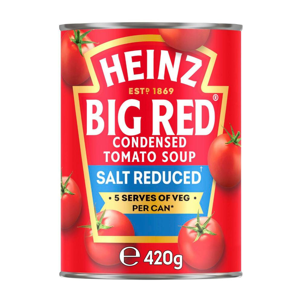 Heinz Big Red Tomato Soup Can Salt Reduced - 420g