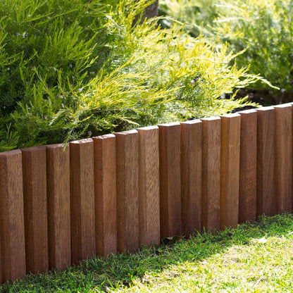 Specrite Merbau Tapered Garden Border Roll - 2m x 200 x 18mm