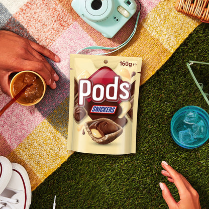 Pods Snickers Chocolate Snack & Share Party Bag 160g