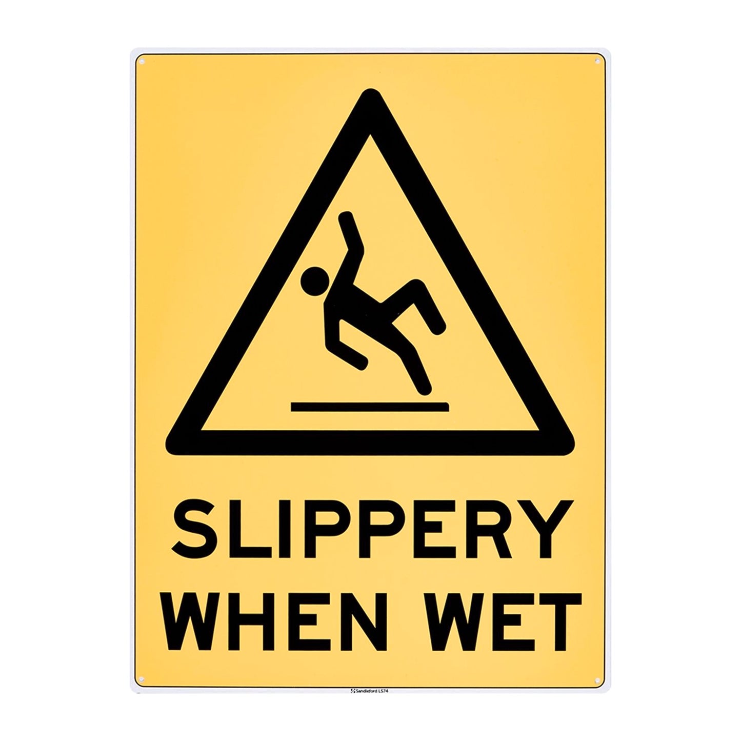Sandleford Slippery When Wet Sign - 450 x 600mm