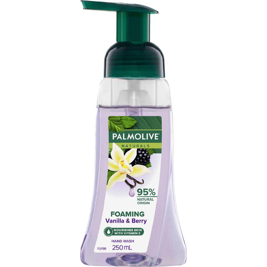 Palmolive Foaming Liquid Hand Wash Pump Vanilla & Berry 250ml