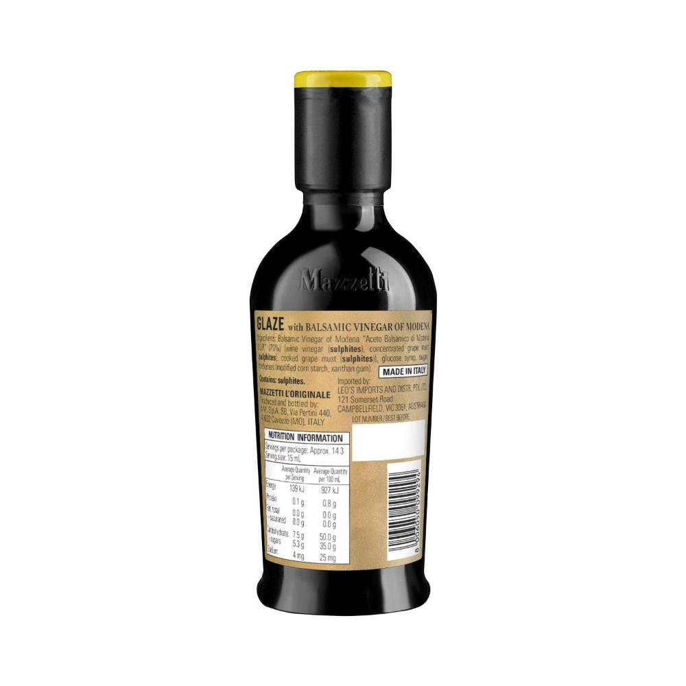 Mazzetti Balsamic Vinegar Gourmet Glaze - 215mL