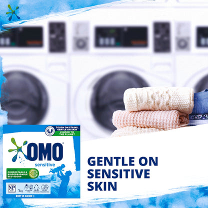 Omo Sensitive Laundry Powder Detergent 1kg