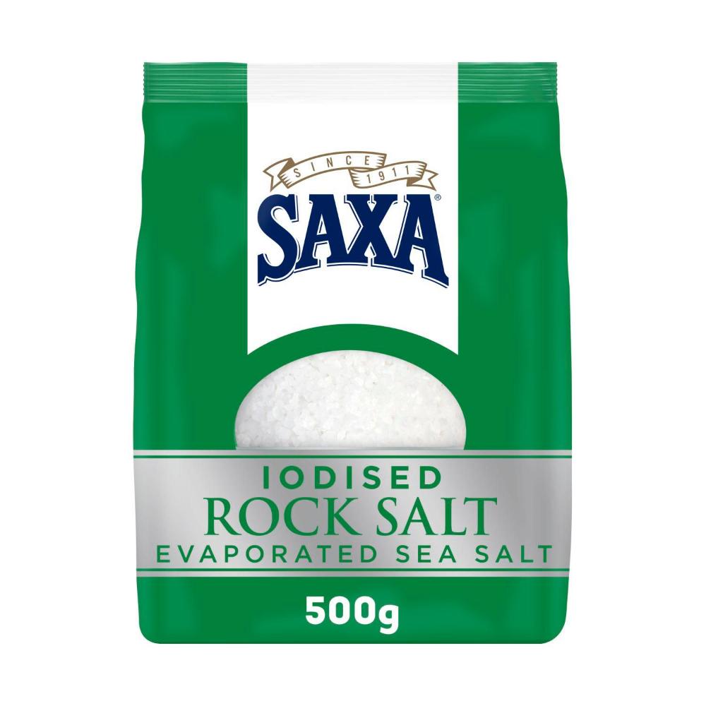 Saxa Iodised Rock Salt Refill - 500g