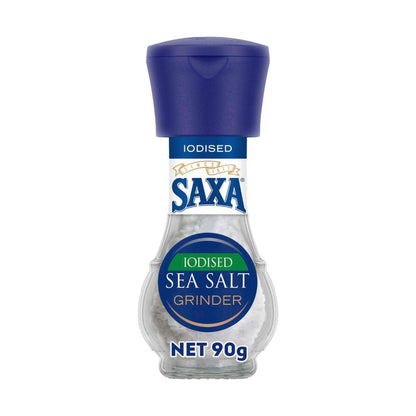 Saxa Iodised Sea Salt Grinder - 90g