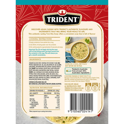 Trident Tom Kha Flavour Instant Soup With Noodles 2 Pack