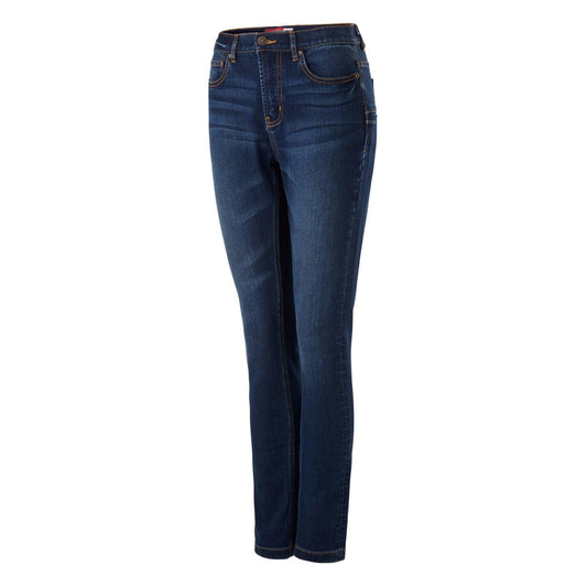 Hard Yakka Women's High Waisted Slim Fit Jegging - Size 8 - Indigo
