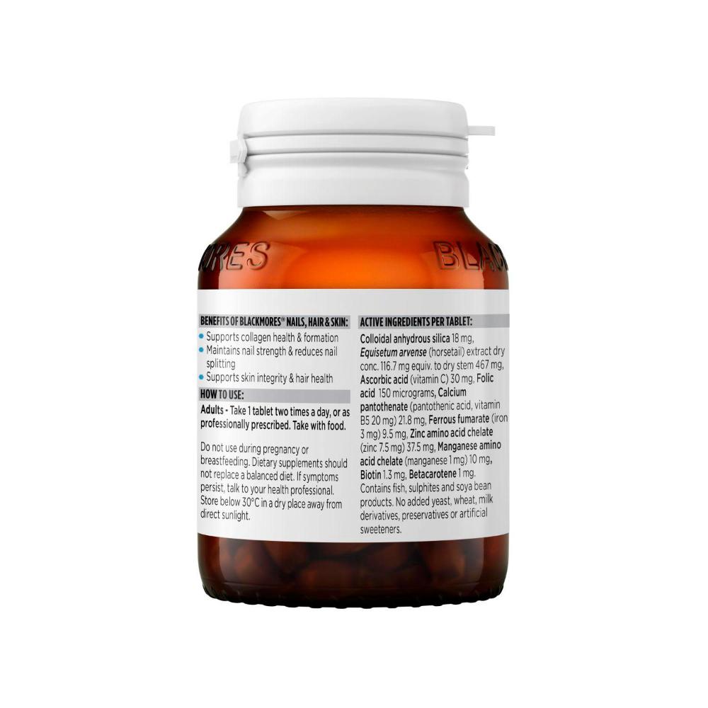 Blackmores Nails Hair & Skin Vitamin Tablets - 60 pack