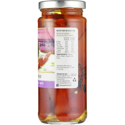 Always Fresh Roasted Peppers Whole 330g