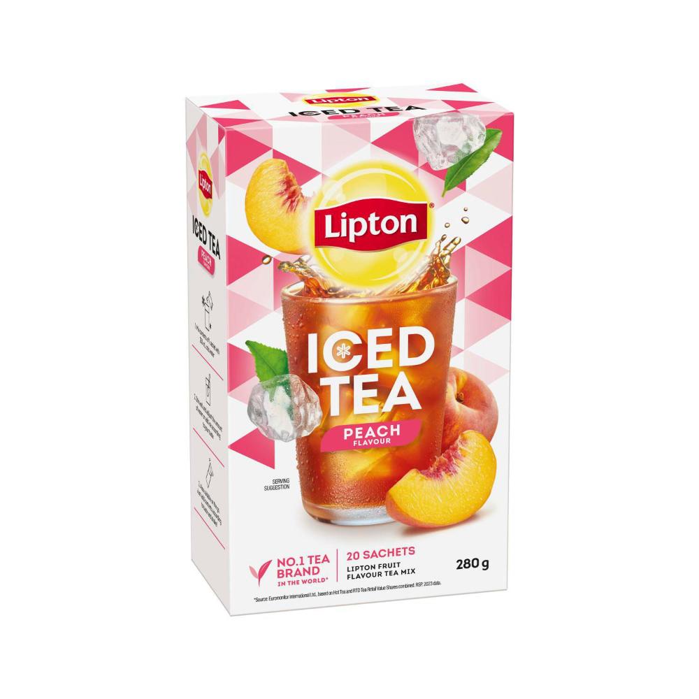 Lipton Peach Iced Tea Sachets - 20 pack