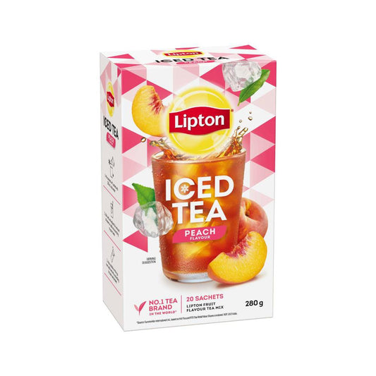 Lipton Peach Iced Tea Sachets - 20 pack