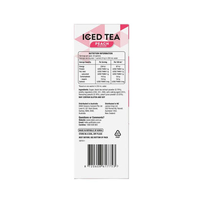 Lipton Peach Iced Tea Sachets - 20 pack