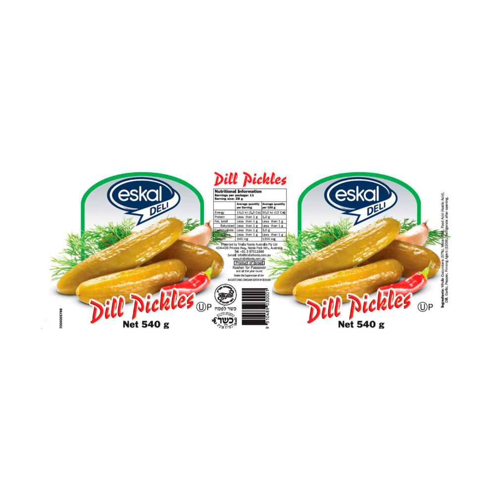 Eskal Dill Pickles - 540g