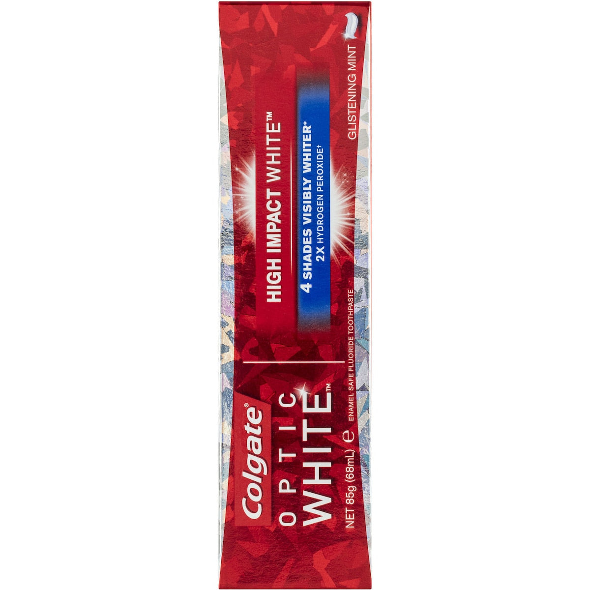 Colgate Optic White Teeth Whitening Toothpaste High Impact 85g