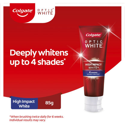 Colgate Teeth Whitening Toothpaste Optic White Expert High Impact 85g