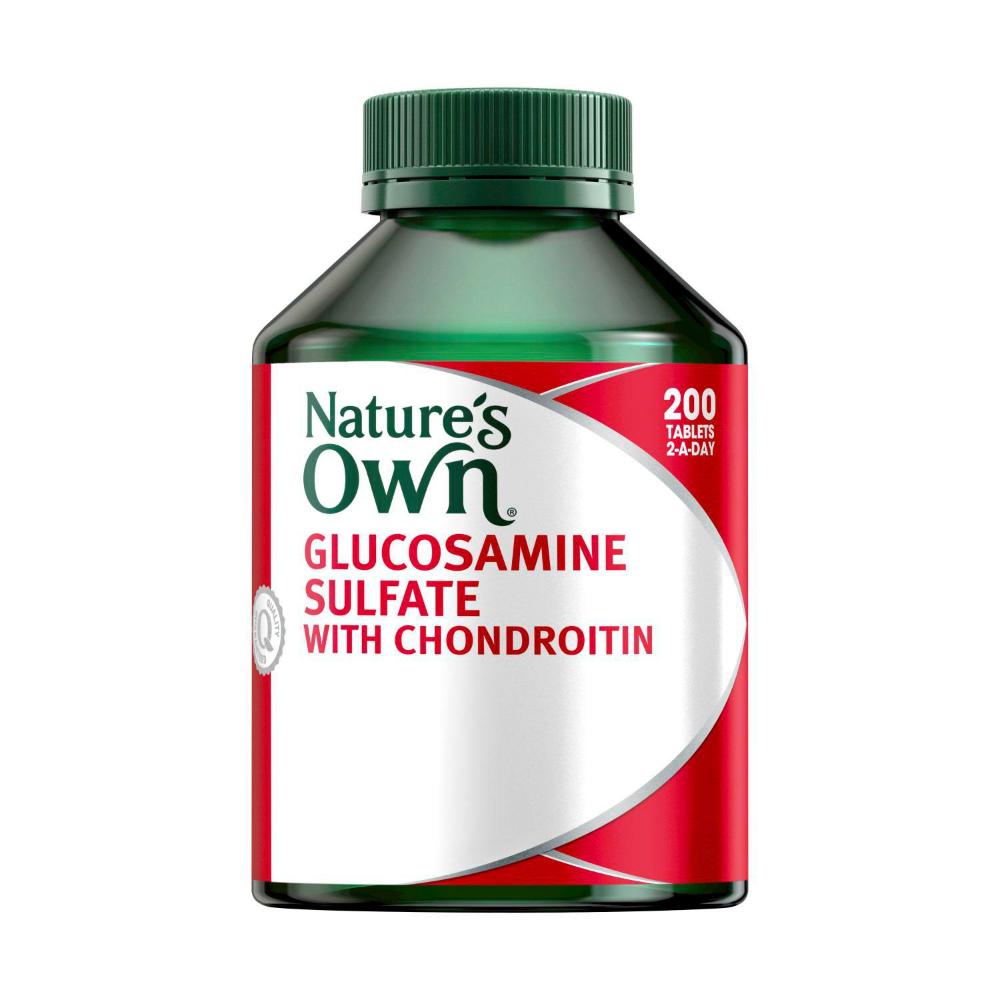 Nature's Own Glucosamine Sulfate & Chondroitin Joints Tablets - 200 pack